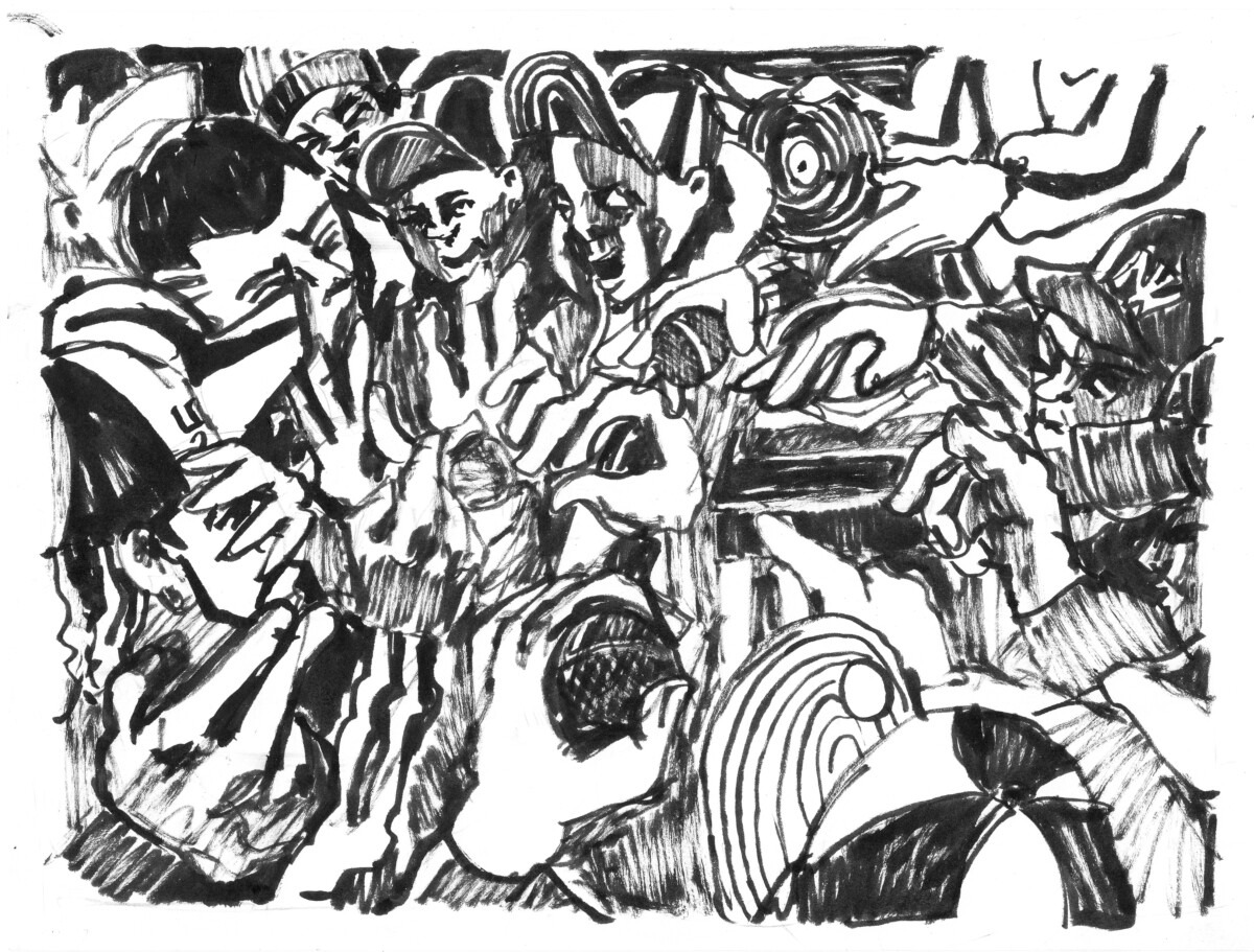 Wot Do U Call It (Preparatory Sketch), 2025